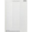 Gira 2872112 Beschriftungsbögen 33,5 x 67 mm...