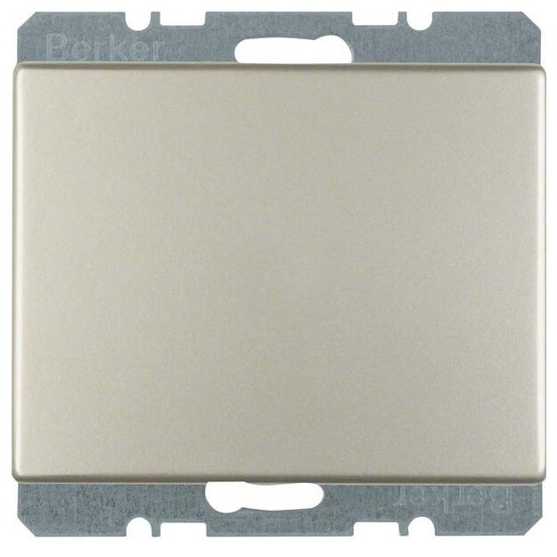 Berker 6710457004 Blindverschluss mit Zentralstück K.5 Edelstahl rostfrei