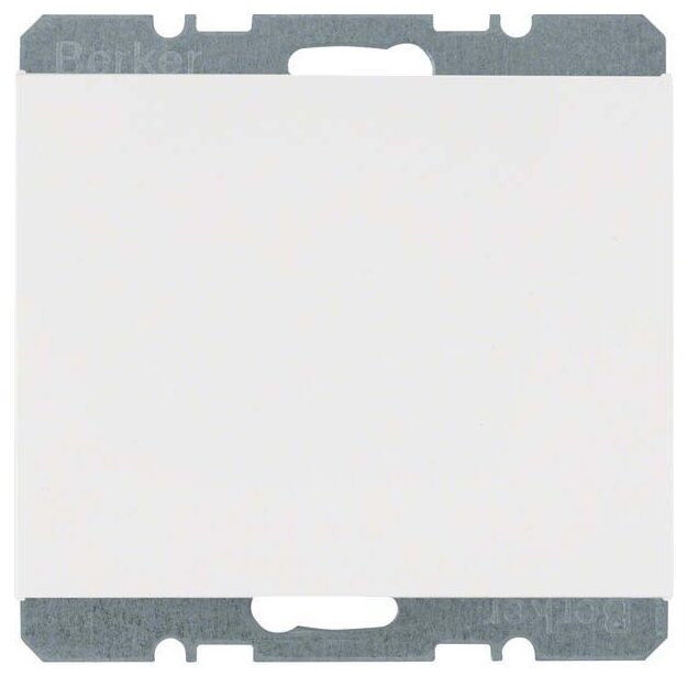 Berker 6710457009 Blindverschluss mit Zentralstück K.1 Polarweiß glänzend