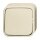 Busch-Jaeger 2601/7 AP Wippschalter Kreuzschaltung (Duroplast) Weiß Busch-Duro 2000® AP 2CKA001042A0647