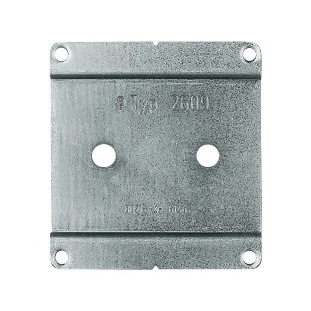 Busch-Jaeger 2609 WS Montageplatte (Metall) Metall ocean® (IP 44) Aufputz 2CKA001716A0042