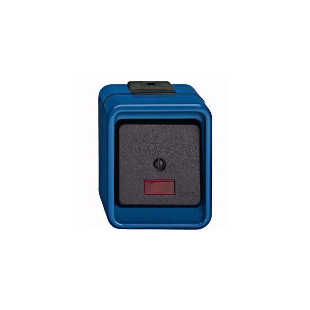 Merten 375998 Wipptaster Wechsel 1-polig Blau SCHLAGFEST