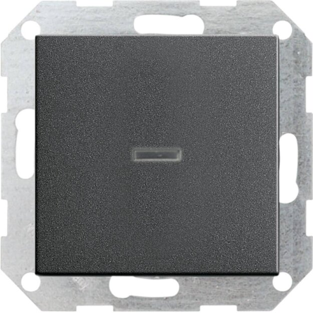 Gira 013628 Tast-Kontroll Aus-Wechsel-Schalter System 55 Anthrazit