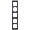 Gira 021523 Abdeckrahmen 5-fach Gira E2 Anthrazit