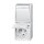 Busch-Jaeger 20-02 EWN-54 SCHUKO® Steckdose 2-fach (Thermoplast) Alpinweiß ocean® (IP 44) Aufputz Steckdose 2CKA002084A0714