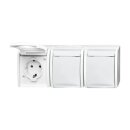 Busch-Jaeger 2300/3 EWN-54 SCHUKO® Steckdose 3-fach...