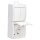 Busch-Jaeger 2601/5/20EW-54-503 Kombination SCHUKO® Steckdose, mit Wippschalter Serienschaltung (Thermoplast) Alpinweiß ocean® (IP 44) 2CKA001684A0328