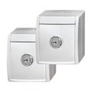 Busch-Jaeger 20/20 EWSL-54 2 SCHUKO® Steckdosen...