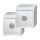 Busch-Jaeger 20/20 EWSL-54 2 SCHUKO® Steckdosen (Thermoplast) Alpinweiß ocean® (IP 44) Aufputz Steckdose 2CKA002083A0836
