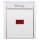 Busch-Jaeger 2601/6 SKWNH-54 Wippkontrollschalter/Heizungsschalter Aus- und Wechselschaltung (Thermoplast) Alpinweiß ocean® (IP 44) 2CKA001085A1631