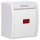Busch-Jaeger 2601/6 SKWNH-54 Wippkontrollschalter/Heizungsschalter Aus- und Wechselschaltung (Thermoplast) Alpinweiß ocean® (IP 44) Aufputz 2CKA001085A1631