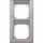 Merten 476260 M-PLAN-Rahmen 2-fach beschriftbar senkrechte Montage Aluminium