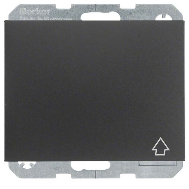 Berker 47517106 Steckdose SCHUKO mit Klappdeckel und erhöhtem Berührungsschutz K.1 Anthrazit matt