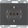 Berker 47157006 Steckdose Schuko K.1 Anthrazit matt lackiert