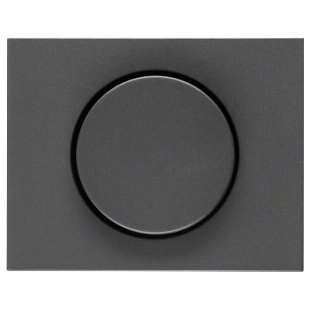 Berker 11357006 Zentralstück mit Regulierknopf für Drehdimmer K.1 Anthrazit matt