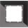 Berker 10116616 Glasrahmen 1-fach B.7 Glas Schwarz/Anthrazit matt