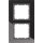 Berker 10126616 Glasrahmen 2-fach B.7 Glas Schwarz/Anthrazit matt