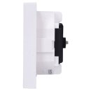Gira 092103 Abdeckung Schuko Shutter System 55 Reinweiß