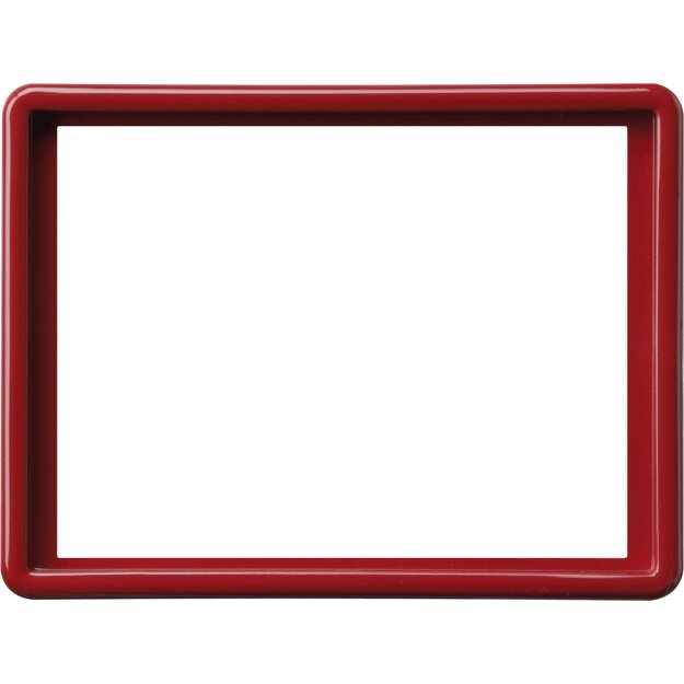 Gira 093443 Abdeckrahmen 2-fach-Steckdose S-Color Rot