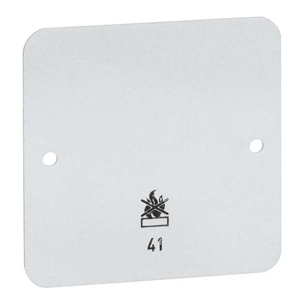 Peha 00585111 Standard Bodenplatte 1-fach Weiß B 81 x L 81 mm