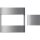 Gira 147026 Abdeckung Automatikschalter Standard System 55 Farbe Alu