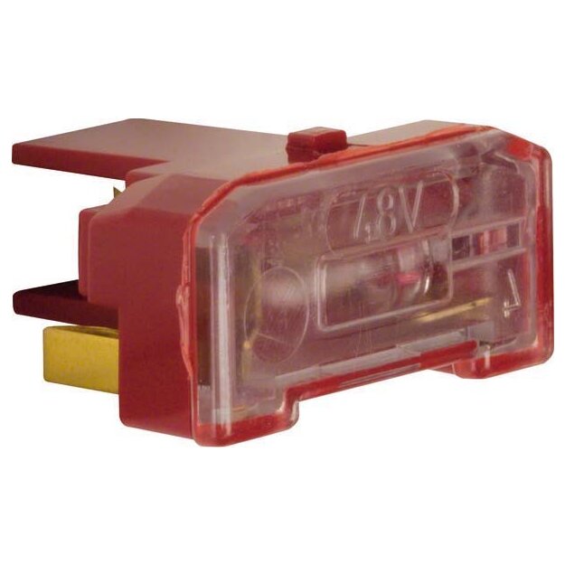 Berker 167603 Glühaggregat mit N-Klemme Modul-Einsätze Rot