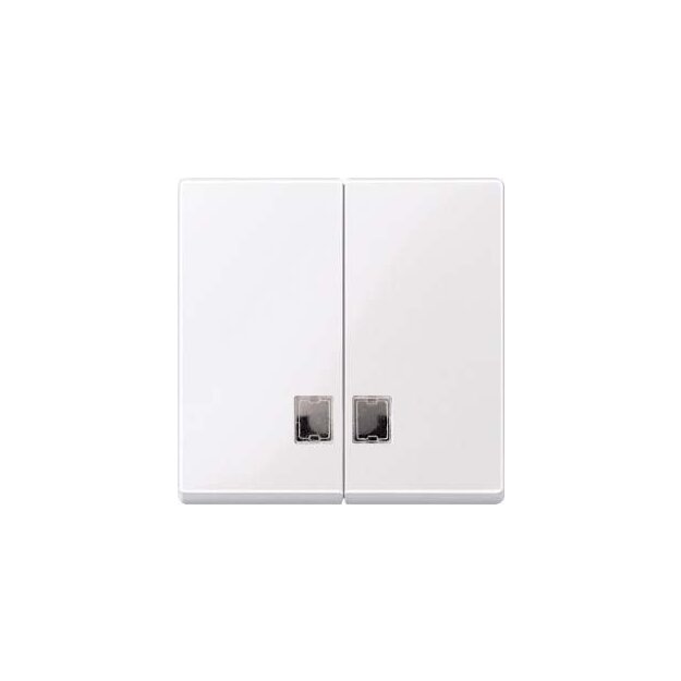 Merten 438525 Wippe für Serienschalter mit Symbolfenster Aktivweiß glänzend System M