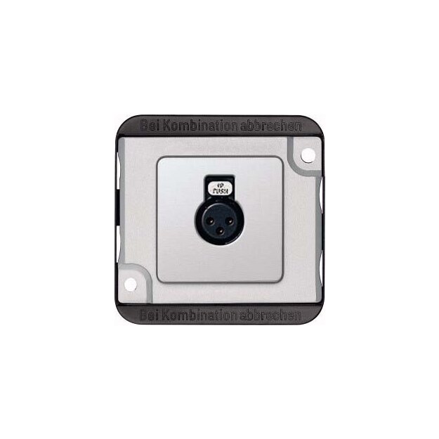 Merten 460860 Audio-Steckbuchse Mattsilber PANZER
