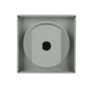Busch-Jaeger 1740 DR/03-83 Zentralscheibe mit Drehgriff, mit Aufdruck (Kunststoff (lackiert)) Alusilber 2CKA001710A3811