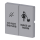 Busch-Jaeger 1785/11-83 Wippe mit Aufdruck (Kunststoff (lackiert)) Alusilber future® linear 2CKA001751A2995