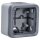Legrand 069651 Gehäuse 1-fach Feuchtraum Aufputz Plexo 55 Grau