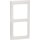 Peha 00640211 Compacta Rahmen 2-fach Einbau PLUS Reinweiß