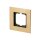 Busch-Jaeger 1721-823-101 Abdeckrahmen 1-fach Rahmen (24 Karat Gold) Gold carat® 2CKA001754A4356