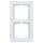 Busch-Jaeger 1722-284 Abdeckrahmen 2-fach Rahmen (Thermoplast) Studioweiß Busch-axcent® 2CKA001754A4332