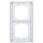 Busch-Jaeger 1722-284 Abdeckrahmen 2-fach Rahmen (Thermoplast) Studioweiß Busch-axcent® 2CKA001754A4332
