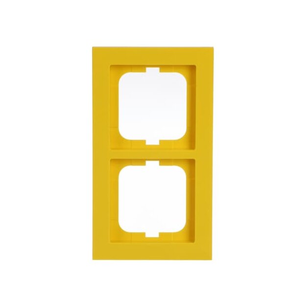 Busch-Jaeger 1722-285 Abdeckrahmen 2-fach Rahmen Gelb Busch-axcent® 2CKA001754A4335