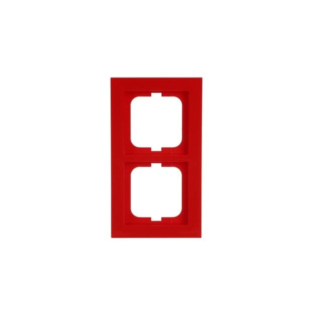 Busch-Jaeger 1722-287 Abdeckrahmen 2-fach Rahmen Rot Busch-axcent® 2CKA001754A4341