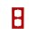 Busch-Jaeger 1722-287 Abdeckrahmen 2-fach Rahmen Rot Busch-axcent® 2CKA001754A4341