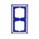 Busch-Jaeger 1722-288 Abdeckrahmen 2-fach Rahmen Blau Busch-axcent® 2CKA001754A4344