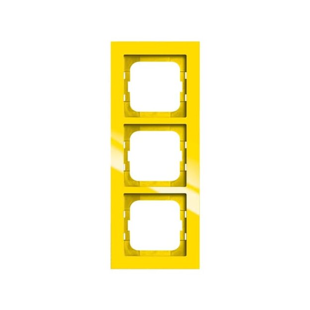 Busch-Jaeger 1723-285 Abdeckrahmen 3-fach Rahmen Gelb Busch-axcent® 2CKA001754A4336