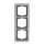 Busch-Jaeger 1723-80G Abdeckrahmen 3-fach Rahmen (Thermoplast) Glanzchrom solo® 2CKA001754A4328