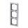 Busch-Jaeger 1723-80G Abdeckrahmen 3-fach Rahmen (Thermoplast) Glanzchrom solo® 2CKA001754A4328
