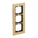 Busch-Jaeger 1723-823-101 Abdeckrahmen 3-fach Rahmen (24 Karat Gold) Gold carat® 2CKA001754A4358