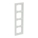 Busch-Jaeger 1724-284 Abdeckrahmen 4-fach Rahmen Studioweiß Busch-axcent® 2CKA001754A4346