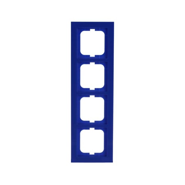 Busch-Jaeger 1724-288 Abdeckrahmen 4-fach Rahmen Blau Busch-axcent® 2CKA001754A4354