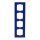 Busch-Jaeger 1724-288 Abdeckrahmen 4-fach Rahmen Blau Busch-axcent® 2CKA001754A4354