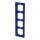 Busch-Jaeger 1724-288 Abdeckrahmen 4-fach Rahmen Blau Busch-axcent® 2CKA001754A4354
