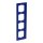 Busch-Jaeger 1724-288 Abdeckrahmen 4-fach Rahmen Blau Busch-axcent® 2CKA001754A4354