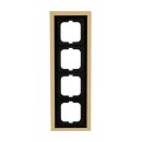 Busch-Jaeger 1724-823-101 Abdeckrahmen 4-fach Rahmen (24 Karat Gold) Gold carat® 2CKA001754A4359