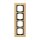 Busch-Jaeger 1724-823-101 Abdeckrahmen 4-fach Rahmen (24 Karat Gold) Gold carat® 2CKA001754A4359